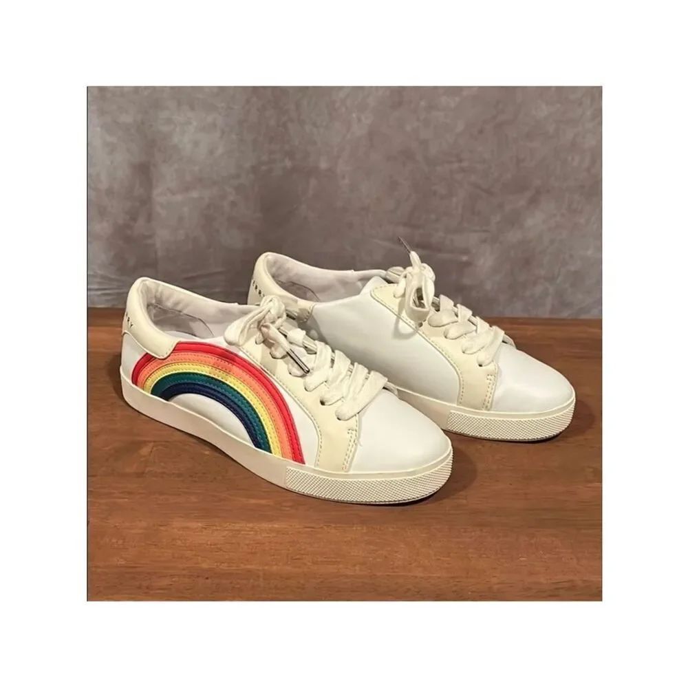 Katy Perry Rainbow the Rizzo vegan leather sneakers size 5.5